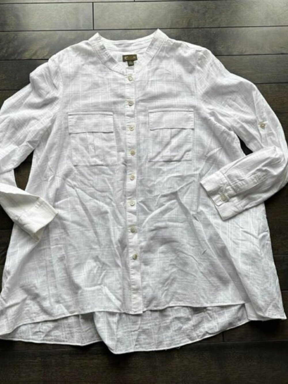Anthropologie Fei Tunic Button Down Shirt